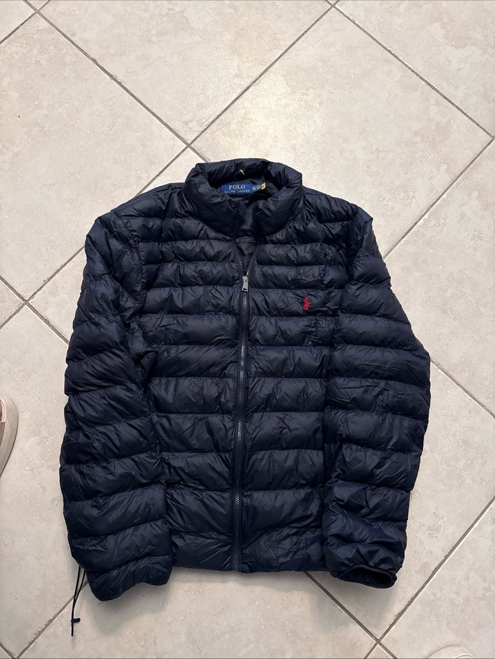 Polo by Ralph Lauren Navy Packable Down Jacket XXL